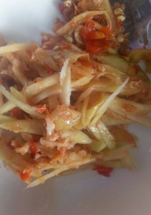 Foto resep Sambal mangga/hampalam