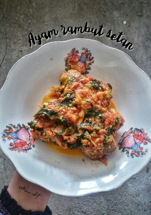 Foto resep Ayam rambut setan
