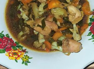 Foto resep Oseng kembang koll ayam