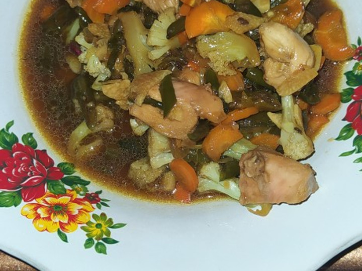 Resep Oseng kembang koll ayam, Lezat