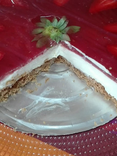 Una foto de Tarta de queso sin horno, hecha en Thermomix