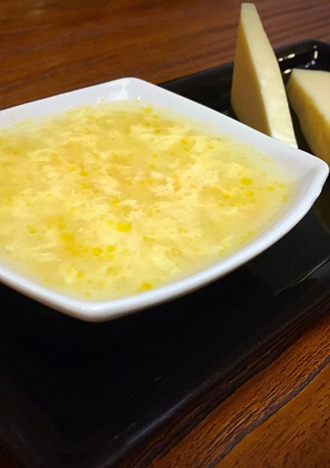 Una foto de Caldo de queso