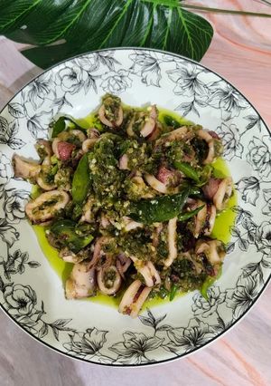Foto resep 111. Cumi Cabe Ijo