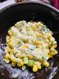 Una foto de Ensalada de choclo con mayo y cilantro