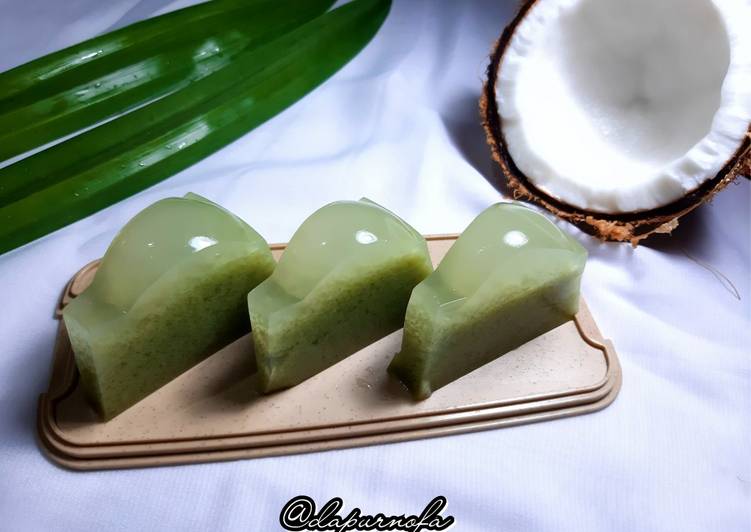 Resep 28. Agar-agar Lumut Pandan Cepat