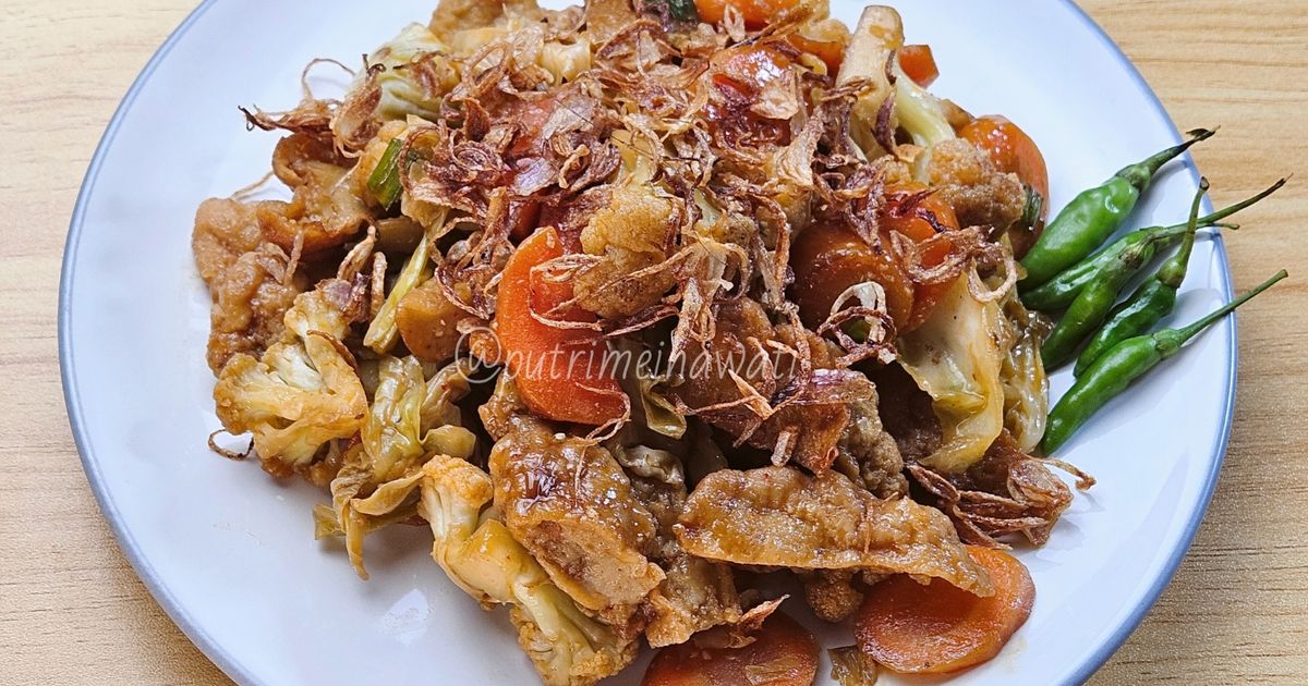 Capcay Jawa Ala Ibu Mertua