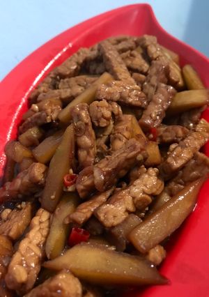 Foto resep Oseng oseng labu siam tempe 🌸