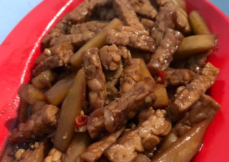 Resep Bumbu Oseng oseng labu siam tempe 🌸 Paling Enak