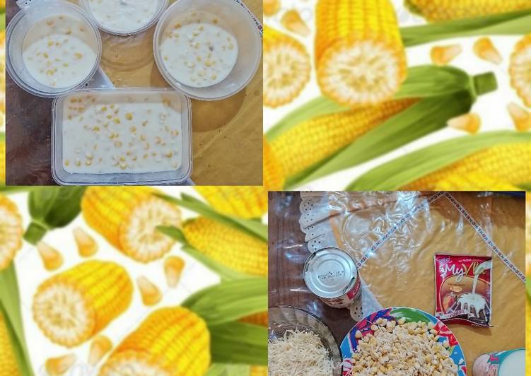 Bumbu meracik My Vla Jagung Lumer yang nikmat