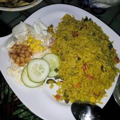 A picture of Jollof rice.