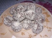 Una foto de trufas de chocolinas
