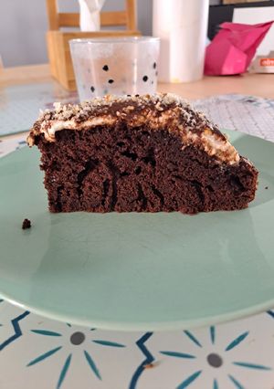 Une photo de Mississippi mud cake