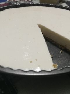 Una foto de Tarta De Queso fresco batido Light Fitness