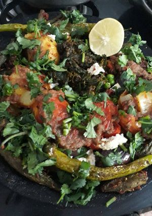 A picture of Tawa Bharwa Sabzi.
