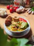 Soto Kuning Bogor dengan Jerohan Sapi (Babat - Usus - Sumsum)