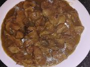 Una foto de mollejas de pollo sin olla rápida