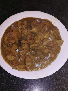 Una foto de Mollejas de pollo en salsa de champiñones en la olla GM g