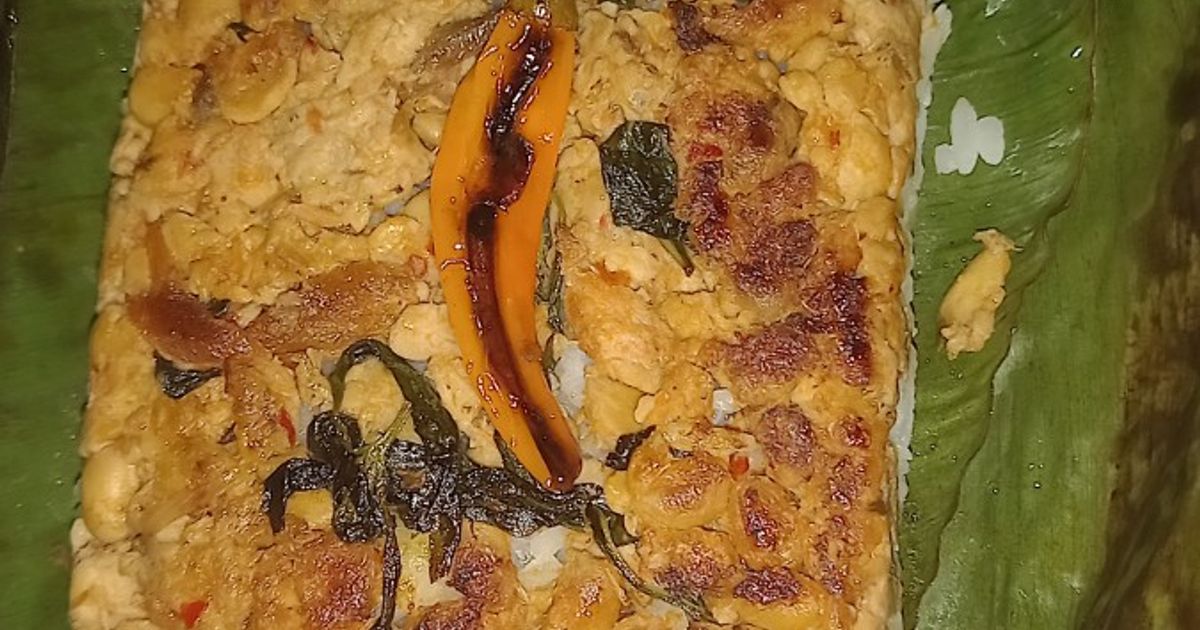 Nasi Bakar isi Tempe