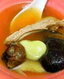 皇帝豆湯の魷魚螺肉蒜「伊比利豬肋條」