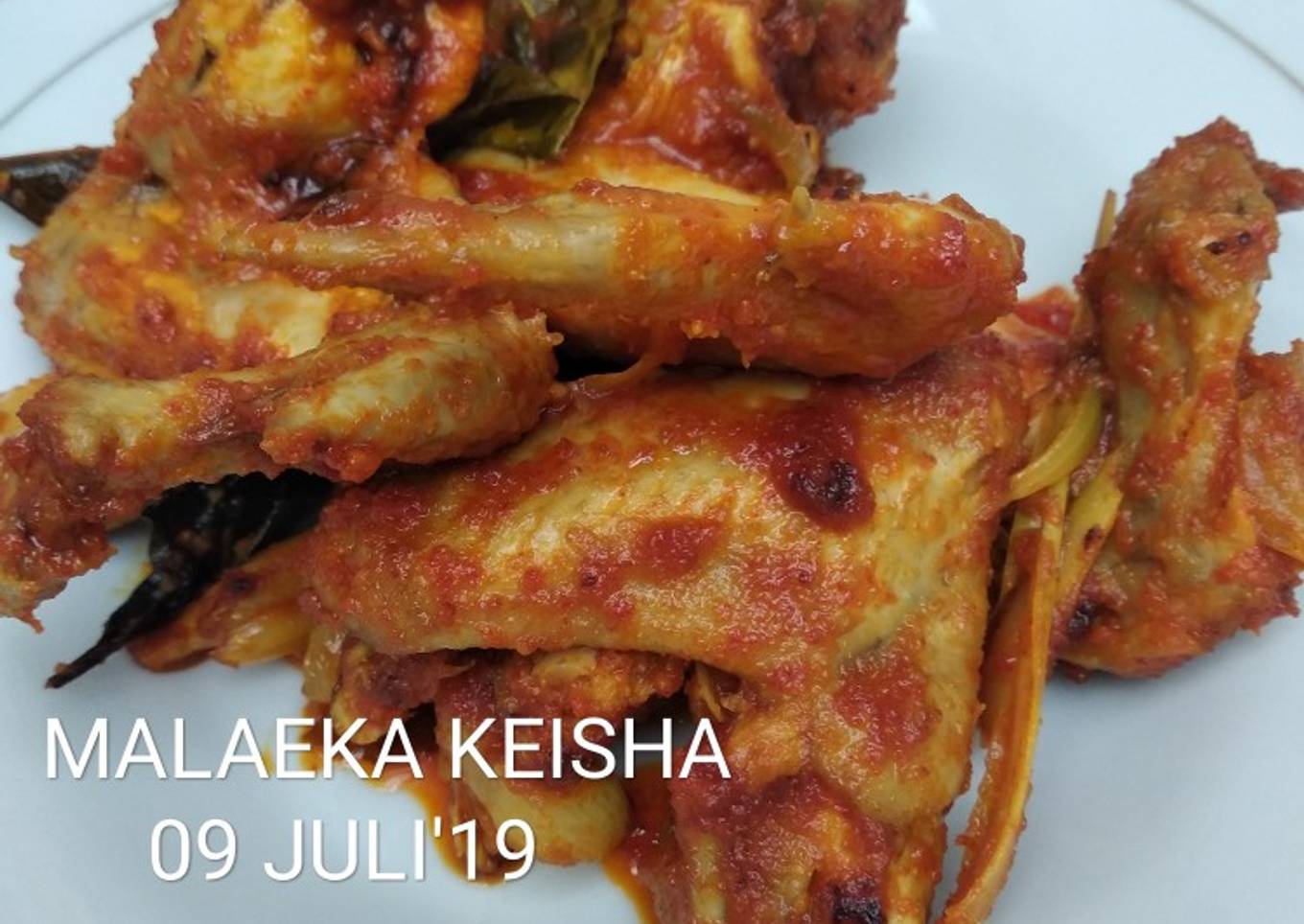 Sayap ayam mercon pedas enak nagih