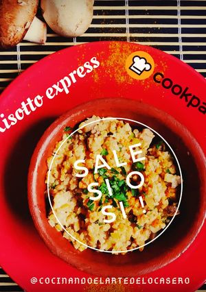 Una foto de Risotto cremoso con arroz yamaní