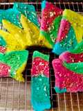 Rainbow Garlic Bread