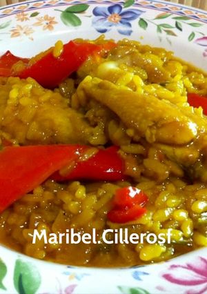 Foto principal de Arroz caldoso, con alitas de pollo
