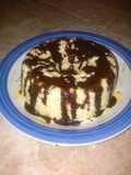 Torta sin grasa en microondas