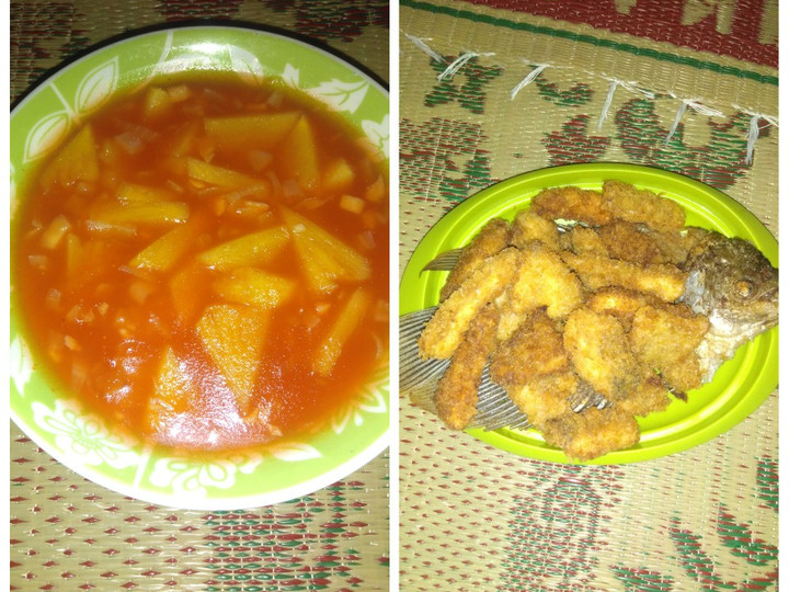 Langkah Mudah untuk Membuat Gurameh crispy asam manis (homemade sauce) yang Enak