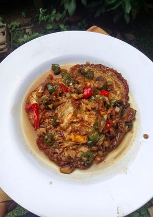 Foto resep Telur kecap manis pedas