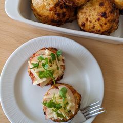 A picture of Chilli Jam & Cheddar Scones.