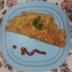 Masala omelette A picture of Masala omelette.