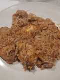 Alitas de pollo con arroz