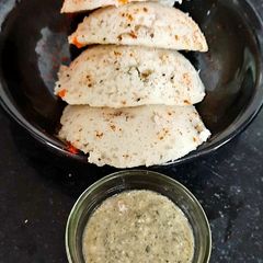 A picture of Vegetable idli.
