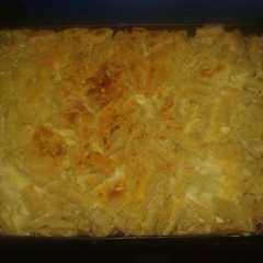 A picture of Macarron con queso.