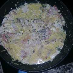 Foto principal de Pechugas de pollo con beicon y nata
