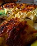 Tortilla de papas, rellena de queso B)