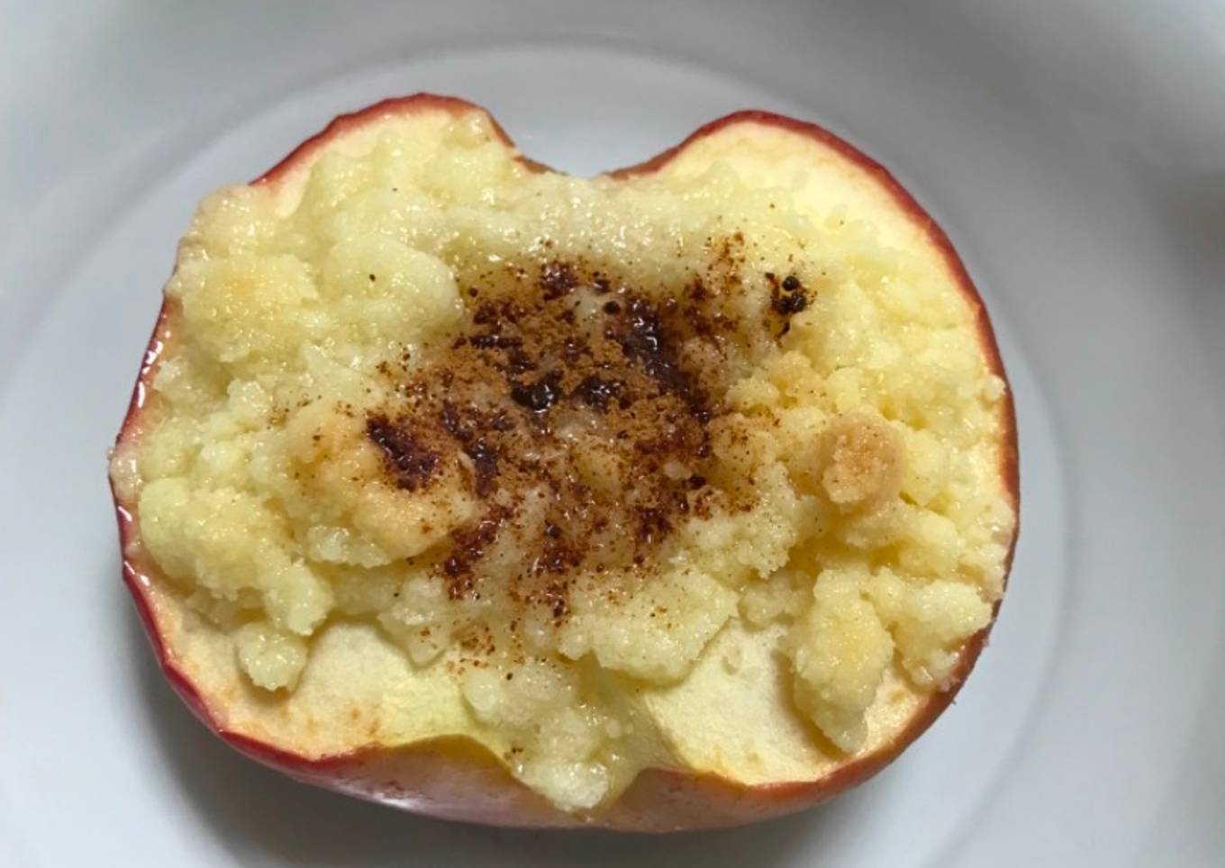 Baked apple