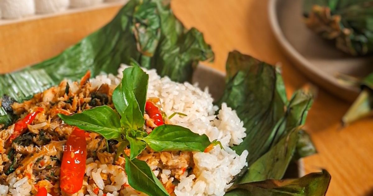 Nasi Bakar Ikan Kembung Suwir Kemangi