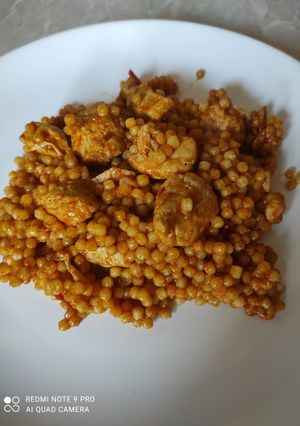 Kuszkuszos hús recept fotója