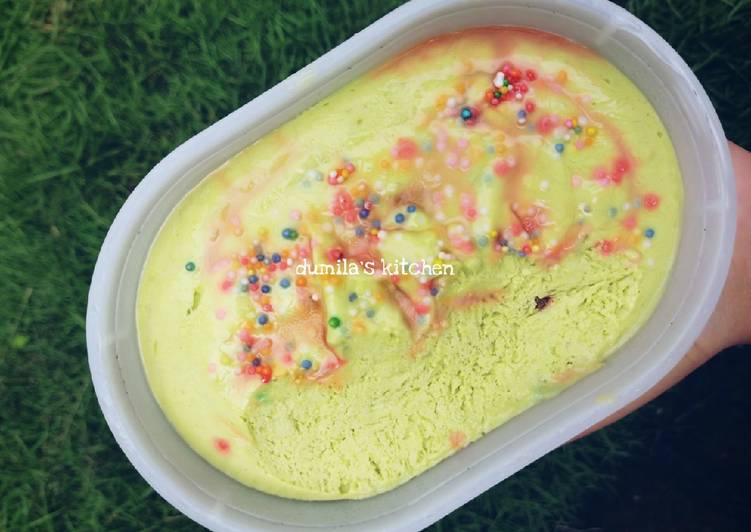 Langkah Mudah untuk Menyiapkan 54. Es Cream Alpukat yang Lezat