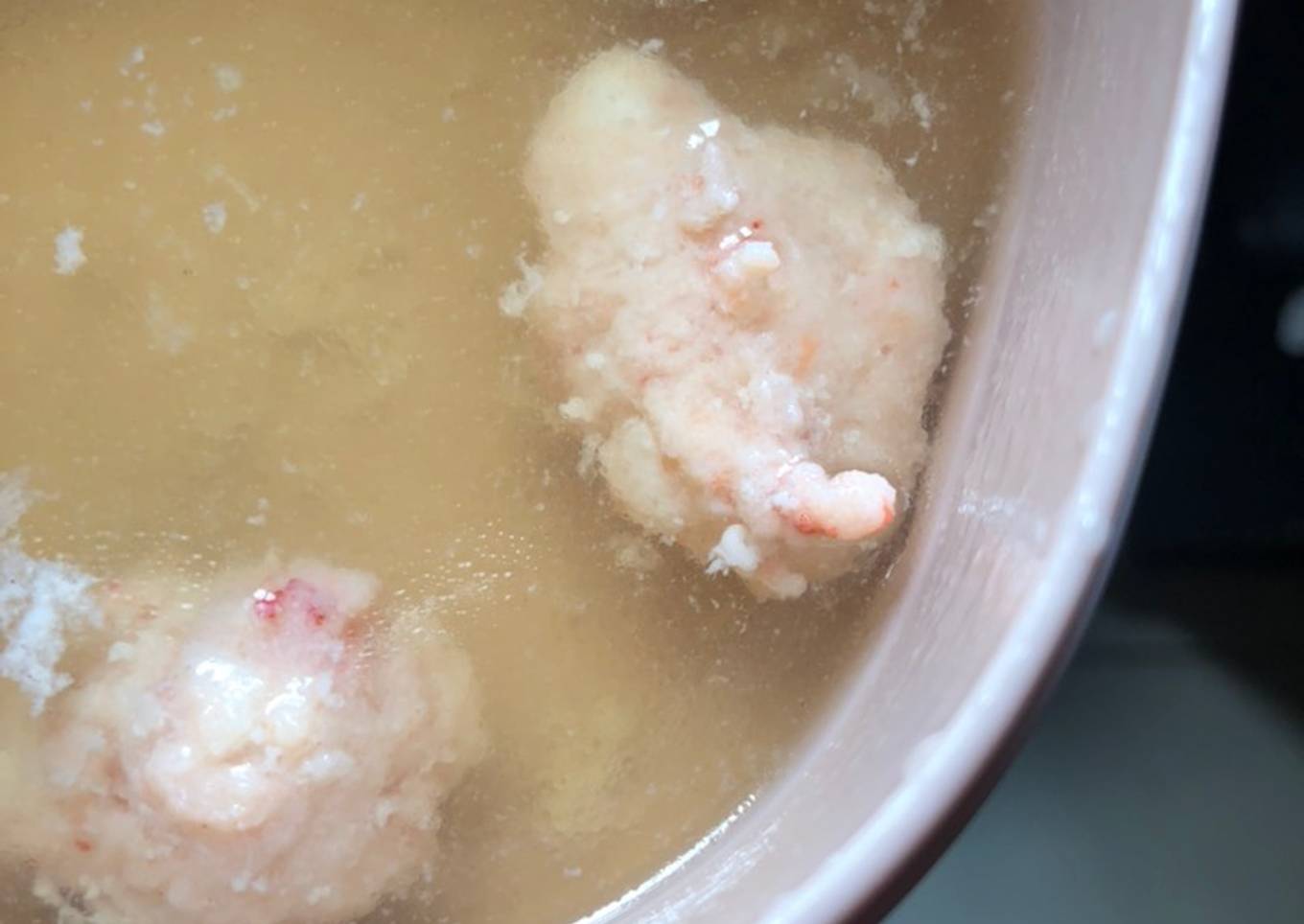 Mpasi 15 bulan: Bakso Udang tanpa Tepung