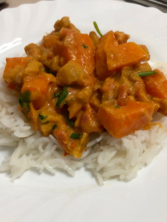 Foto de Caril de beringela e batata doce (vegan)