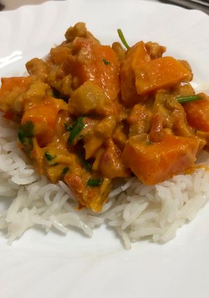 Foto de Caril de beringela e batata doce (vegan)