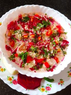 मिक्स वेज रायता (mix veg raita recipe in Hindi) रेसिपी मुख्य फोटो