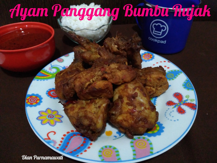 Resep Ayam Panggang Bumbu Rujak Wajib Dicoba