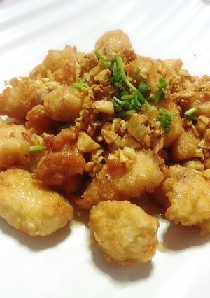 รูปของ ไก่กรอบซอสน้ำปลา