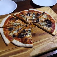 My homemade pizza A picture of My homemade pizza.