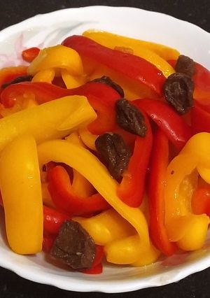 話梅涼拌彩椒 的食譜成品照片