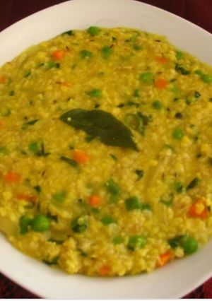 A picture of Masala khichdi.